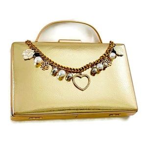 Anna Luchini Gold Evening Purse